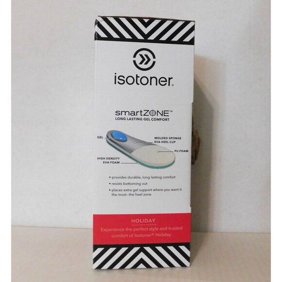 Isotoner SmartZone Slippers Womens Lg 8.5-9 Taupe Comfort Microsuede - Picture 13 of 14